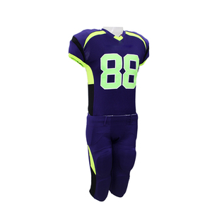 Uniforme de football américain 2024 100% polyester extensible grande taille maillot respirant caractéristique - Product Image 4