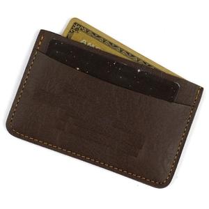 Nouveau porte-cartes en cuir véritable fait à la main étui à cartes à pochette mince personnalisable - Product Image 5