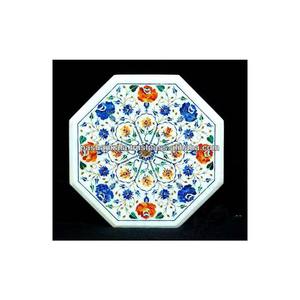 หินอ่อนฝังทำด้วยมือสวยงาม Pietra Dhura บนโต๊ะ - Product Image 1