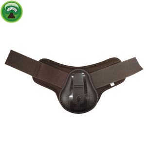 Bottes de brossage pour chevaux doublées en cuir marron polaire sport - Product Image 3