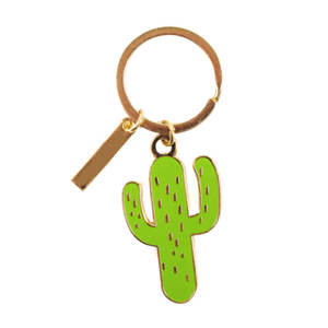 Porte-clés personnalisé en métal, en émail souple, en alliage de zinc, cactus, accessoire pour cérémonie, - Product Image 4