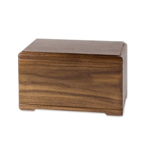 Urna de madera vintage para mascotas, cajas de cremación hechas a mano, urnas de cedro conmemorativas - Product Image 4