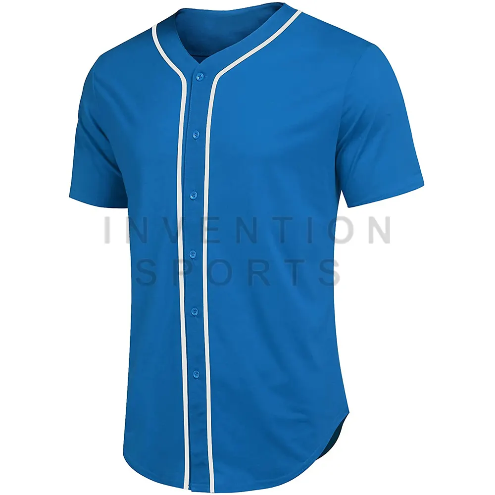 Camisa de beisebol branco decote em v 100% poliéster, personalizado, design personalizado, produtos, venda quente