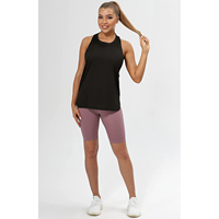 Camiseta Deportiva Casual de Talla Grande para Mujer, 100% Algodón Jersey, con Botones, de Secado Rápido, para Yoga