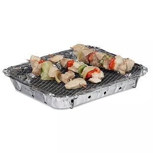 Briquettes de charbon de bois en aluminium de qualité restaurant Black Pearl, grilles jetables, 5 % de cendres, sécurité anti-oxygénation, montage facile pour barbecues - Product Image 5