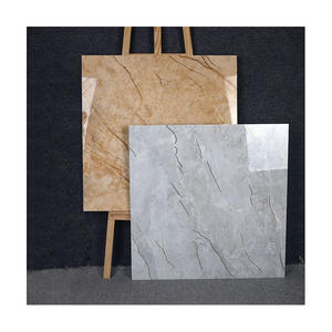 Vente en gros Carrelage de sol en marbre et porcelaine 80x80 Surface émaillée brillante polie Carreaux de mur intérieur Porcelanato Grands carreaux de porcelaine - Product Image 2