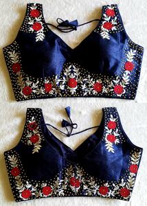 Sari Lehenga con Bordado Pesado, Diseño Tradicional, Blusa Elegante para Mujeres y Niñas, Ropa de Moda para la Temporada de Bodas - Product Image 4