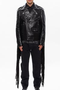 แจ็คเก็ตหนังที่มีขอบยาว - Product Image 5