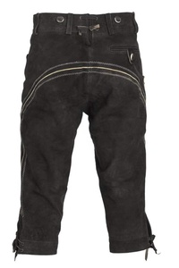 Short de danse allemand traditionnel style vintage Lederhosen pour hommes Oktoberfest été 2022 Short en cuir bavarois - Product Image 2