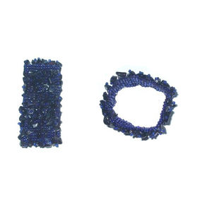 Healing <b>Gemstone</b> Blue Agate Chips <b>Bracelets</b> - Product Image 1