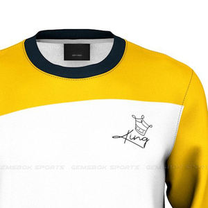 Sweat-shirt personnalisé de haute qualité avec sublimation, design graphique King Signature, hiver/printemps, 100% coton, polaire, col rond - Product Image 5