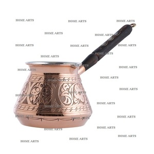 หม้อกาแฟอาหรับทำด้วยมือหม้อกาแฟชาทองแดงขนาดพิเศษทำด้วยมือจากผู้ผลิตในบ้าน - Product Image 1