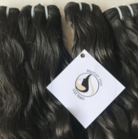 Penata Rambut Terbaik Gratis Pengiriman Sampel Ekstensi Rambut Lurus Tanpa Diproses Kutikula Rambut India Selaras dari Vietnam