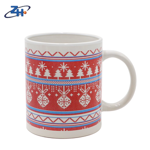 Nueva <span class=keywords><strong>Taza</strong></span> de Cerámica Personalizada con Diseño Amigable para Fiestas de Navidad, Tazas de Cerveza de Cerámica de Gran Capacidad con Asa - Product Image 1