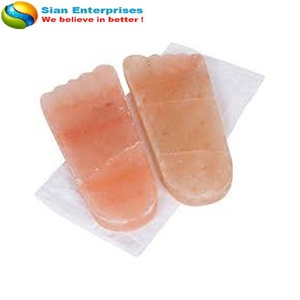 Azulejo de pie de sal Rosa pulido de sal de alta calidad Estilo Feng Shui de la mejor calidad Diseño único Artesanías naturales - Product Image 2