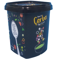 Gobelets micro-ondables de 14 oz au design spécial, couvercles réutilisables, contenants à soupe en plastique, couleur et logo personnalisés, pour les voyages, à emporter à la maison