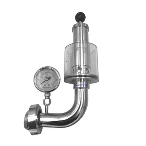 Manomètre Valve de Spunding équipement de brassage équipement de fermentation DN25/DN32 Valve de Spunding d'extrémité mâle 100L 0.2-2.2bar AISI304 3 Kg