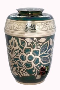 URNA CREMACIÓN DISEÑADOR NÍQUEL ESMALTADO BLANCO - Product Image 3