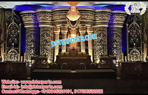 Fiber de tameien pour mariage, décoration magnifiques, scène, traditionnelle en Fiber de sud, scène de mariage, 4 pièces - Product Image 6