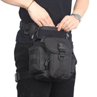 Sac de taille tactique imperméable Oxford pour hommes, sac de jambe utilitaire de cuisse et de jambe pour unisexe, vente en gros