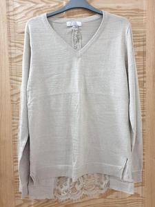 Lot de stock du Bangladesh – Pulls tricotés à col en V pour femmes, manches longues, dernière collection, marque originale - Product Image 5