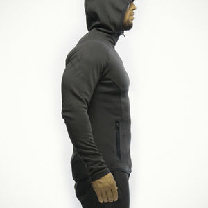 Sudaderas con capucha de gimnasio transpirables de talla grande para hombre Diseño sin mangas con cómodas sudaderas de gran tamaño Técnicas lavadas para uso en verano - Product Image 4