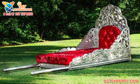 Grand palanquin/doli de mariage moderne en bois, durable, indien, couleur et taille personnalisables, magnifique entrée de la mariée, OEM disponible