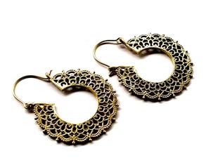Pendientes de aro de latón bohemio para mujer, joyería de moda de gota geométrica para fiesta, boda, regalo de compromiso, 2021 - Product Image 5