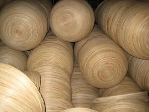 Contenant en bois en bambou vietnamien pour la cuisine, bol en bois de bambou fait de matériaux naturels - Product Image 4