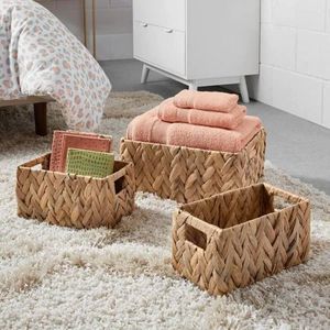 Panier de rangement en tissage de jacinthe à l'eau du Vietnam, panier de rangement pour cuisine, nouvelles collection 2022, vente en gros - Product Image 3