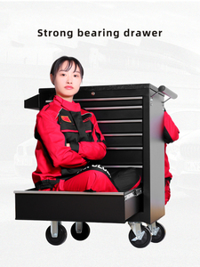 Banco <span class=keywords><strong>de</strong></span> trabajo móvil <span class=keywords><strong>de</strong></span> 7 cajones, <span class=keywords><strong>caja</strong></span> <span class=keywords><strong>de</strong></span> <span class=keywords><strong>herramientas</strong></span> con carrito, <span class=keywords><strong>caja</strong></span> <span class=keywords><strong>de</strong></span> <span class=keywords><strong>herramientas</strong></span> - Product Image 3