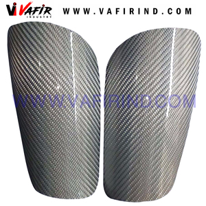 Custom <b>Football</b> Soccer Shin Guards Hard SHELL <b>Football</b> Shin Pads Ultra <b>Light</b> carbon fiber Shinguard - Product Image 2