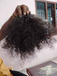 ที่ยังไม่ได้อินเดียราคาถูกที่มีคุณภาพสูงมัดผมมนุษย์,หยักศกผมหยิกของมนุษย์,ดิบผมบริสุทธิ์ - Product Image 6