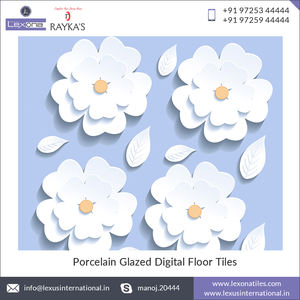 Lujo 3D brillante 600X600mm porcelana pulida esmaltada baldosas digitales 6mm de espesor proveedor superior para habitaciones interiores modernas - Product Image 4