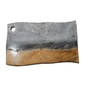 Planche à découper écologique en bois d'acacia et marbre gris Planche à fromage rectangulaire en bambou personnalisable Boîte de cuisine élégante - Product Image 3