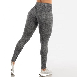 Leggings de Poliéster Reciclado con Estampado Personalizado al por Mayor, Color Sólido, para Gimnasio, Fitness, Yoga, Pantalones Deportivos para Mujer, Elásticos en Cuatro Direcciones, Transpirables - Product Image 3