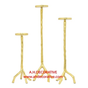 Metal <b>Square</b> Handmade Heat Resistant Customizable Sizes Candle Holders <b>T</b> Light Candlestick Wedding Centerpieces Home Table - Product Image 5