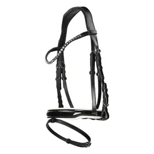 Fancy Leather Horse Bridle With Anatomic Shape And Soft Padded Headpiece For Extra Comfort Customization Available