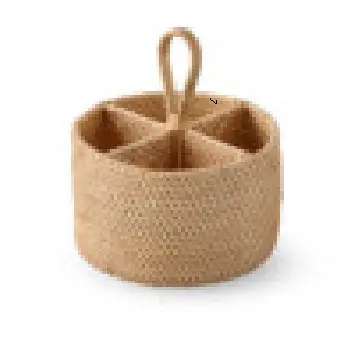 Vietnam produce portaposate per utensili in Rattan di paglia Ecofriendly con prezzo ragionevole