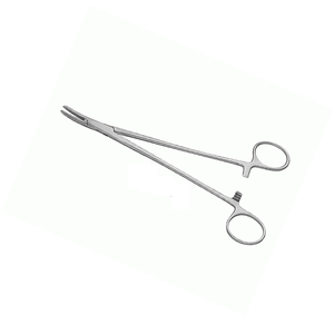 Heaney-Soporte de aguja con punta curvada, instrumentos quirúrgicos de acero inoxidable dentados, 7, 7/8 pulgadas - Product Image 1