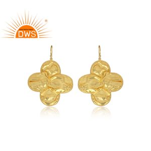 Boucles d'oreilles en perles blanches, vente en gros, perles en pierre précieuse, plaqué or 925, fait à la main, fabrication de bijoux - Product Image 4