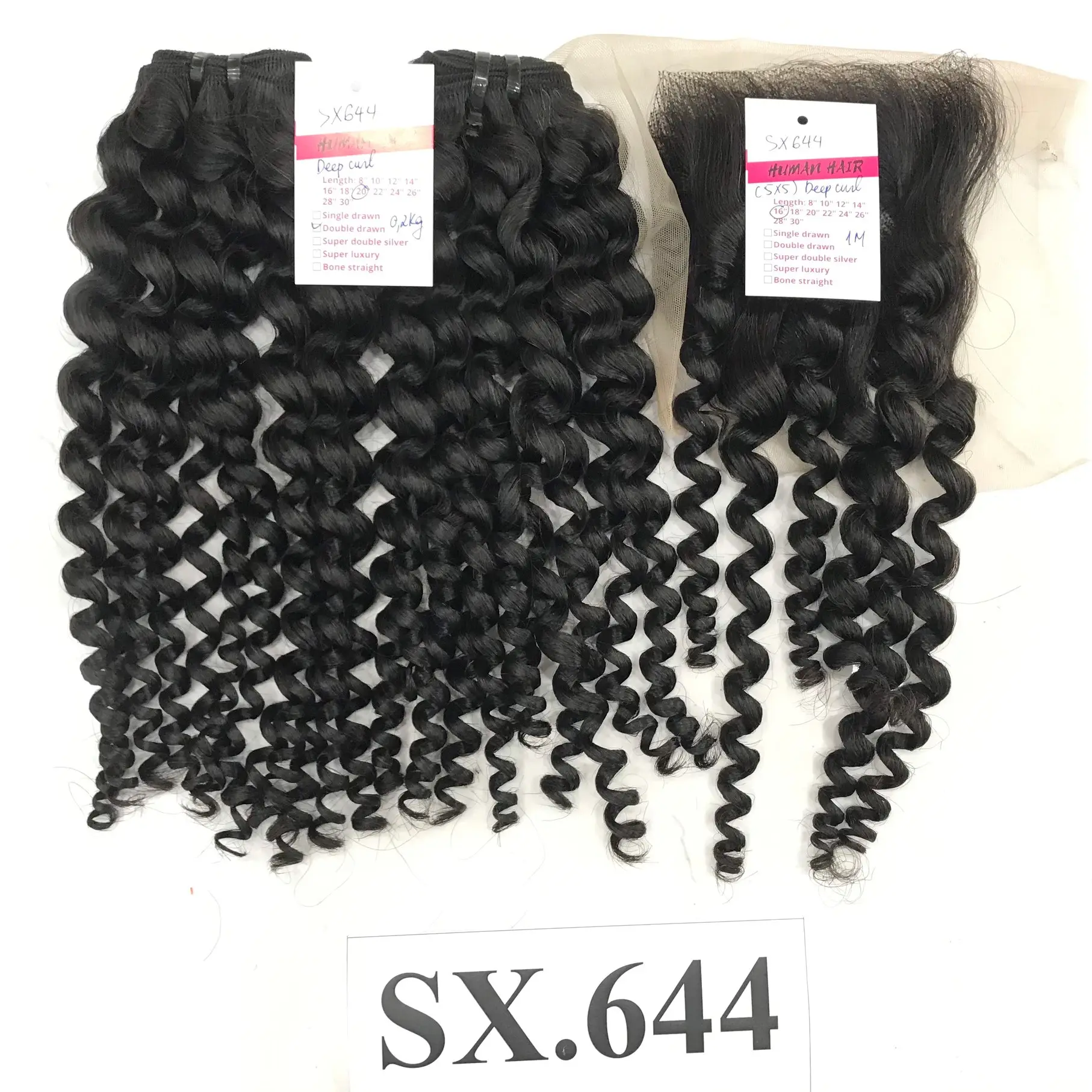 Se Perdre Et Vous Retrouver! Liste de souhait pour toutes les filles, tissage profond, Extensions de cheveux crus du vietnam, 100%