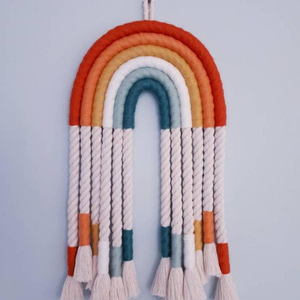 Handmade Magic Rainbow Macrame Wall Hanging - Product Image 1