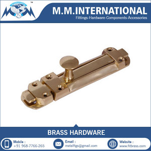 Perno de Torre moderno chapado en oro para puertas de apartamentos, ecológico y fácil de limpiar - Product Image 5