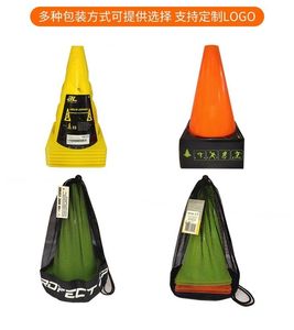Cônes de football fluorescents vert et doux, jeu pour l'entraînement sportif - Product Image 2