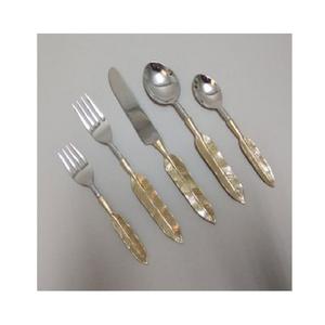 Ensemble de couverts en laiton et acier inoxydable, design moderne, taille personnalisée, pour hôtels et restaurants. - Product Image 6