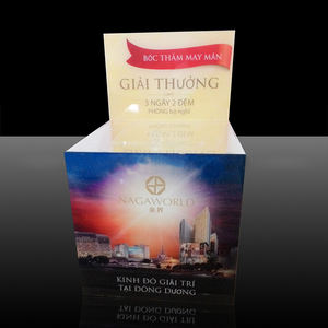 En gros Personnalisé Cube Boîtier D'affichage En Acrylique Transparent - Product Image 1