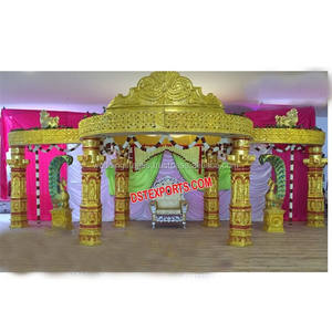 Mandap de Triple Polo para boda, accesorio exclusivo de Alemania, Mandap de Triple pilar Para Boda de EE. UU. - Product Image 3