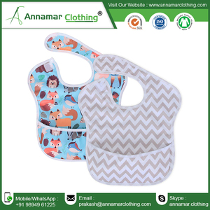 Bavoirs imperméables pour bébé en coton doux à 100% - Product Image 3