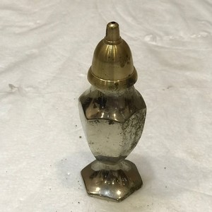 Salero y Pimentero Pequeño de Latón, Recipiente Antiguo para Especias en Polvo con Rociador Ajustable - Product Image 6